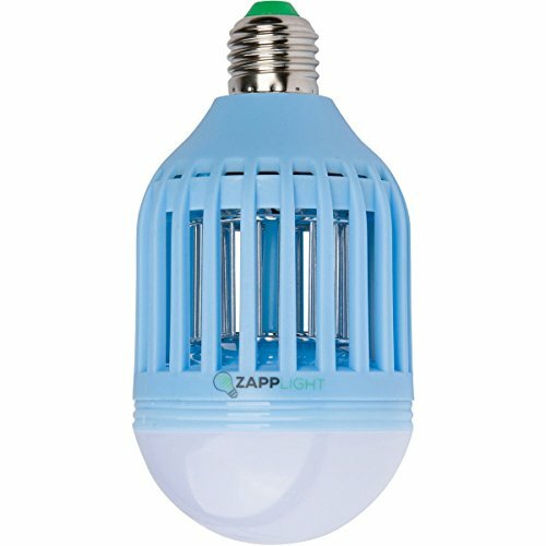 Zapplight Bug Zapper Night Light Dual Bright LED Light Bulb Mosquito Zapper K...