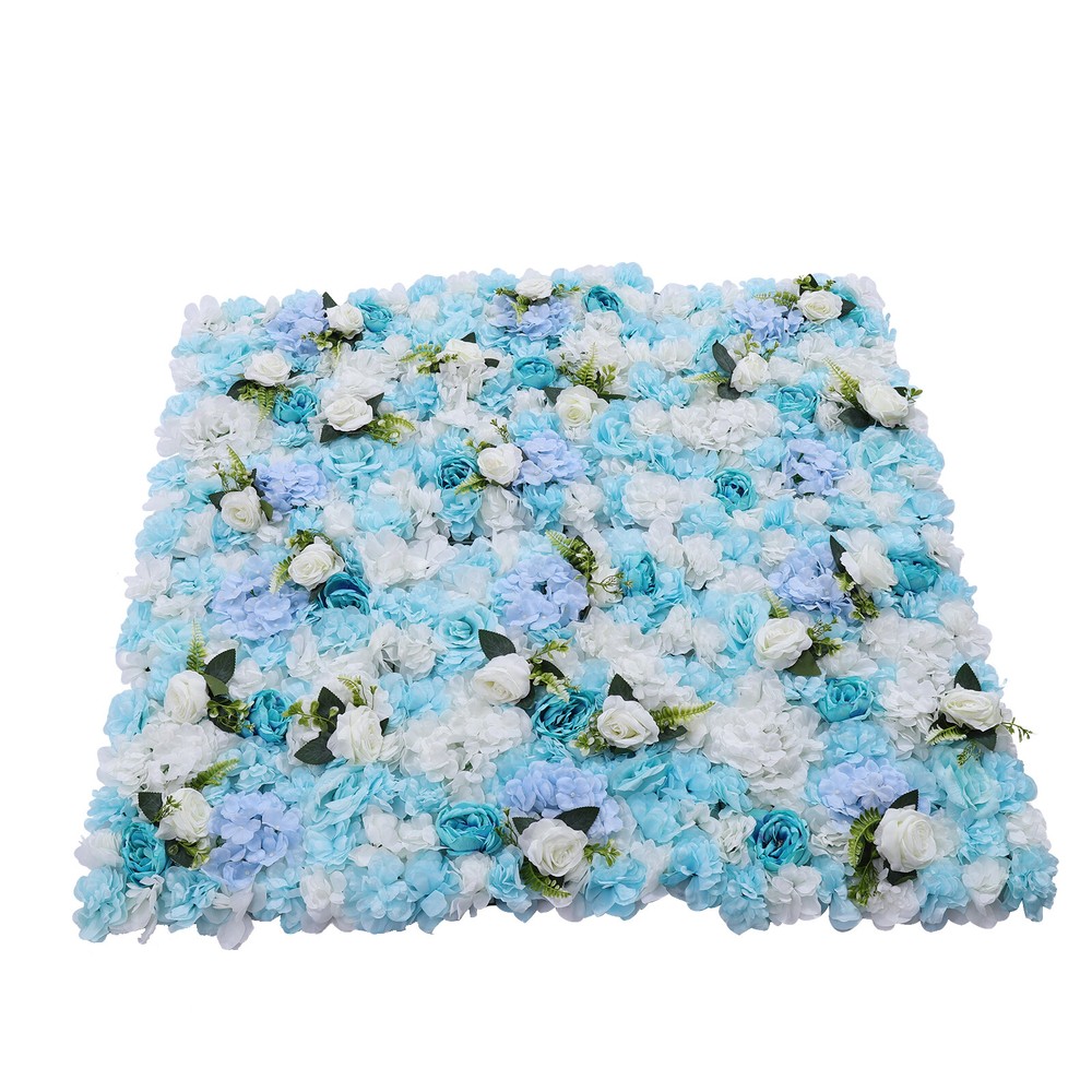 Artificial Flower Wall Panel Indoor Outdoor Flower Wall Panel For Wedding Decor