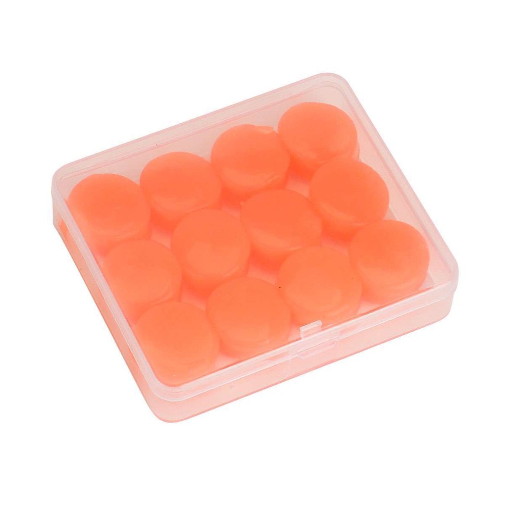12PC Reusable Silicone Ear Plugs Noise Cancelling Earplugs Protector Study Sleep