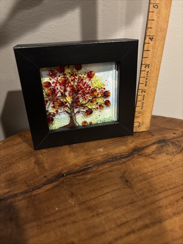 Fused Glass Tree Picture