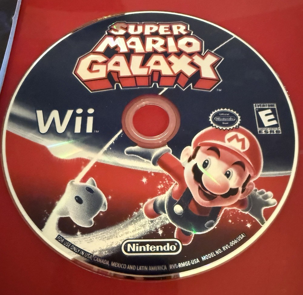 Super Mario Galaxy Nintendo Wii Game Complete CIB Tested/ Working Video Game