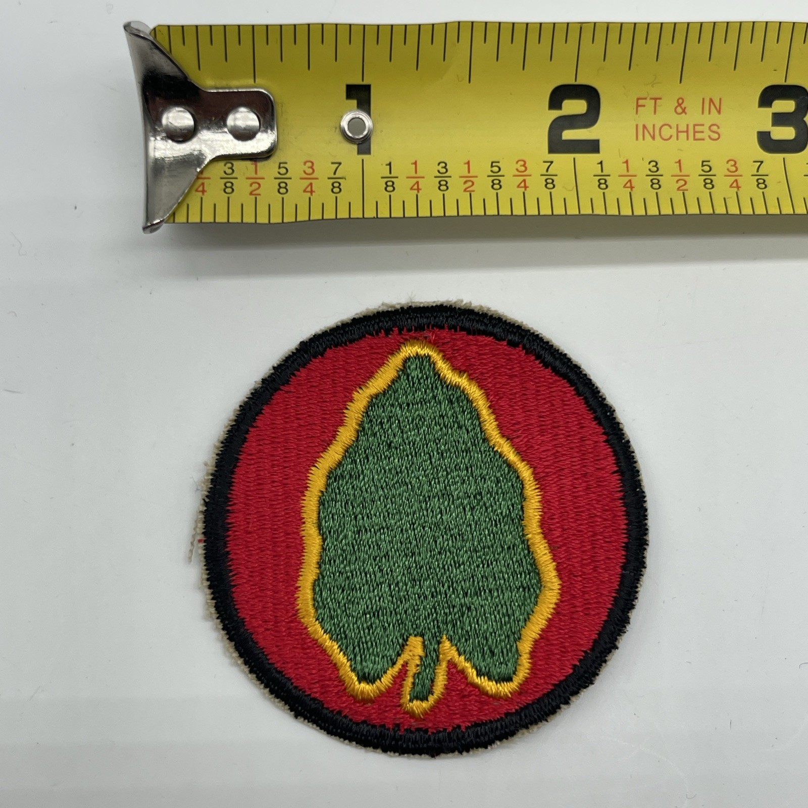 U.S. Military Army 24th Infantry Division Patch Insignia Shoulder Round Cut