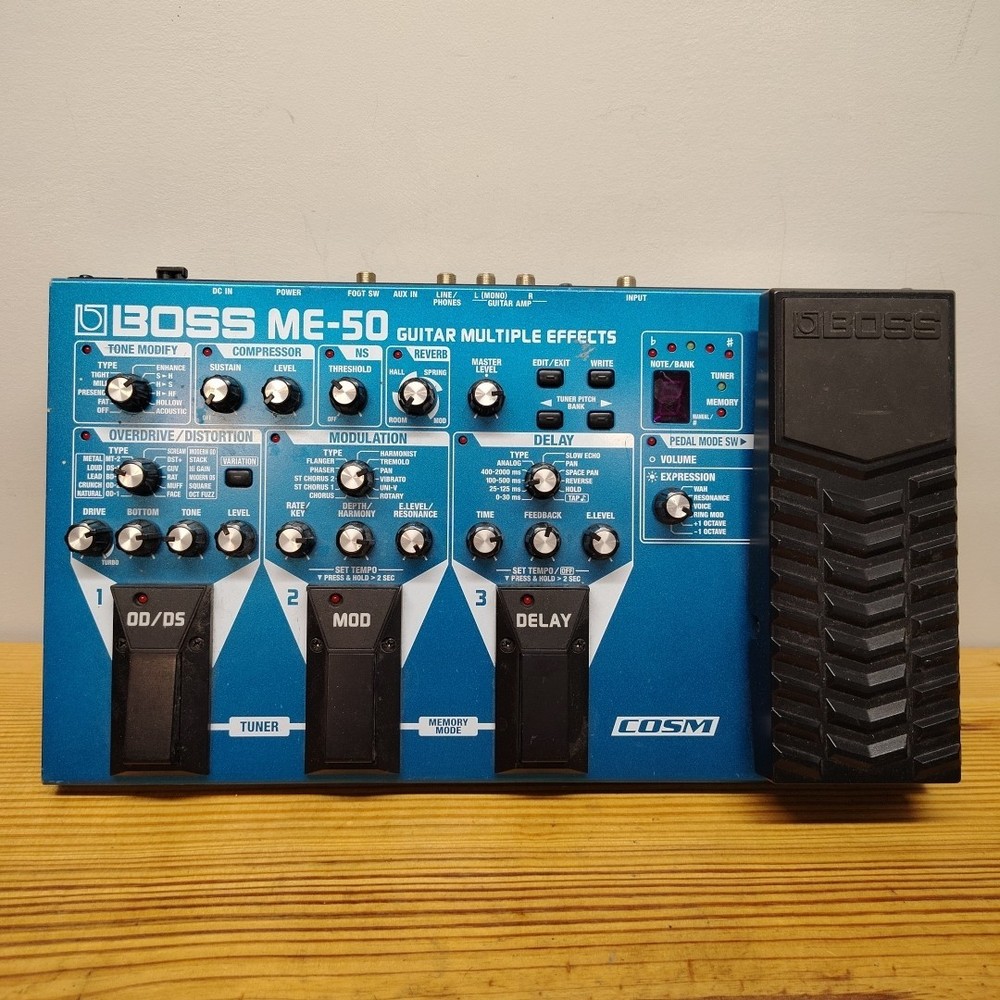Boss ME-50 Guitar Multiple Effects Multi Effects NO POWER CORD