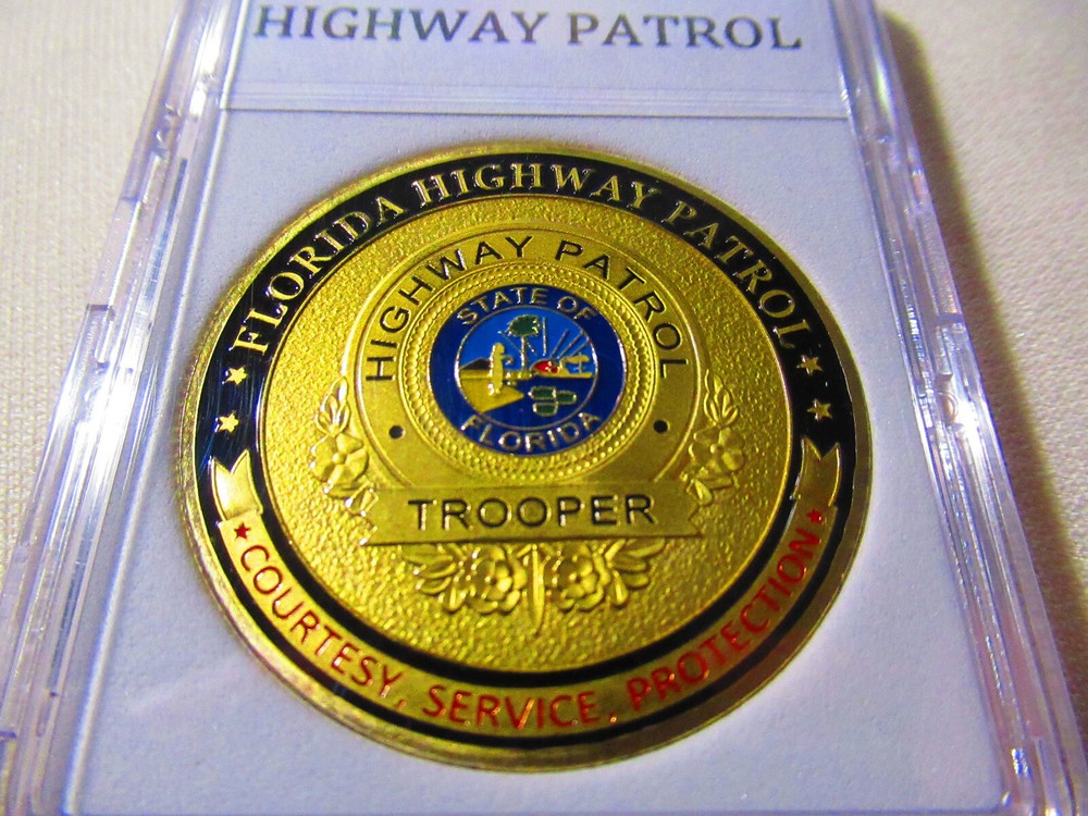 FLORIDA HIGHWAY PATROL Challenge Coin