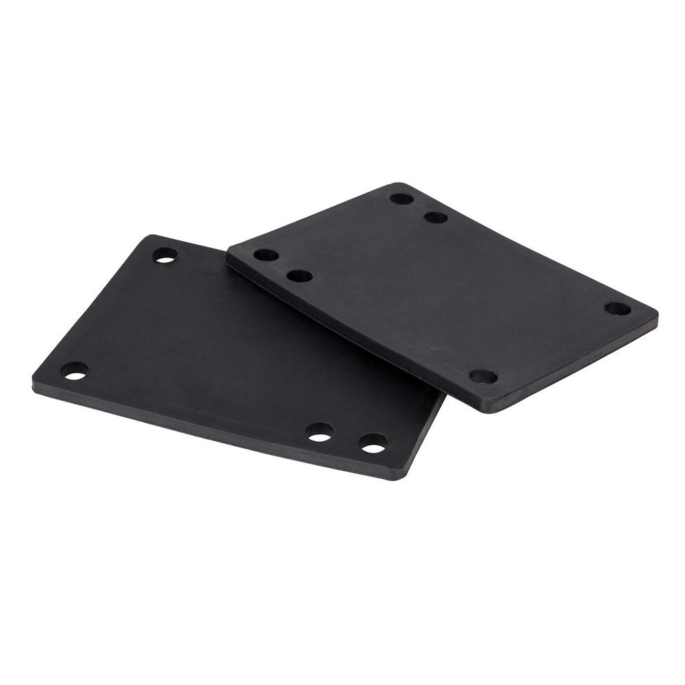Cal 7 Skateboard Longboard 1/8'' Rubber Riser Pad Multiple Color 1" Hardware Set