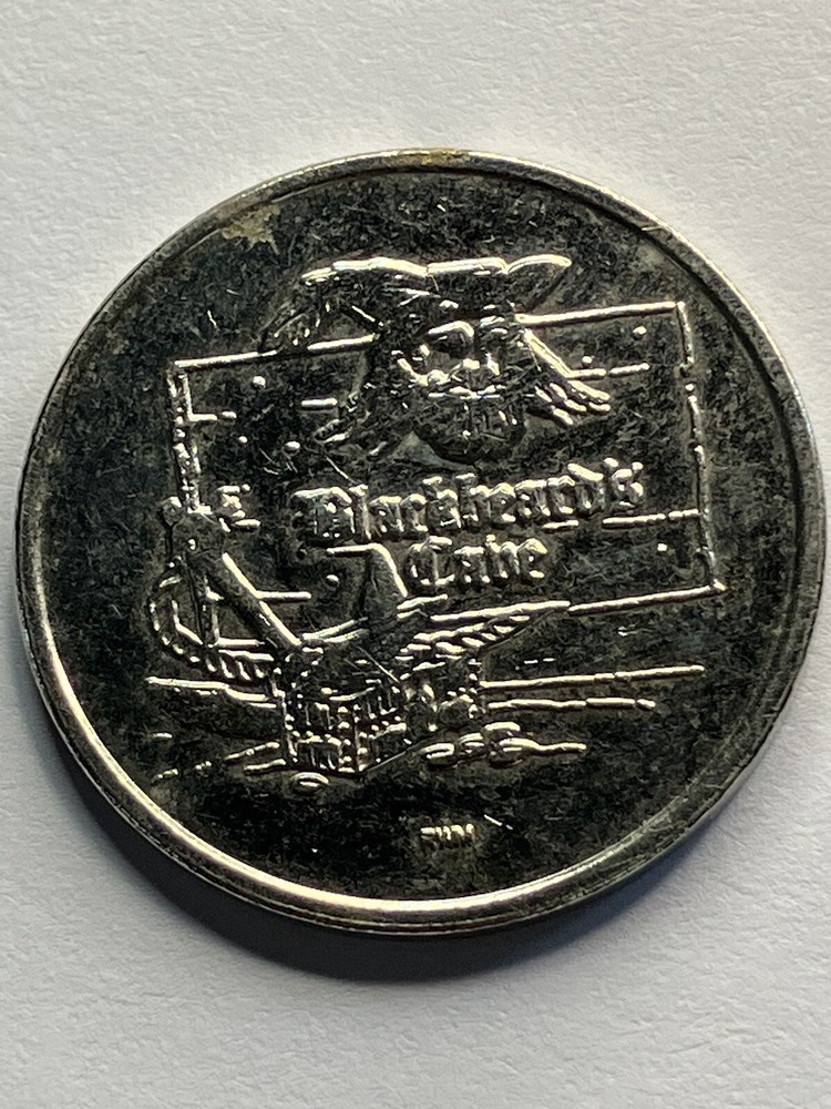 RARE Blackbeard’s Cabe Arcade Token Defunct #te1