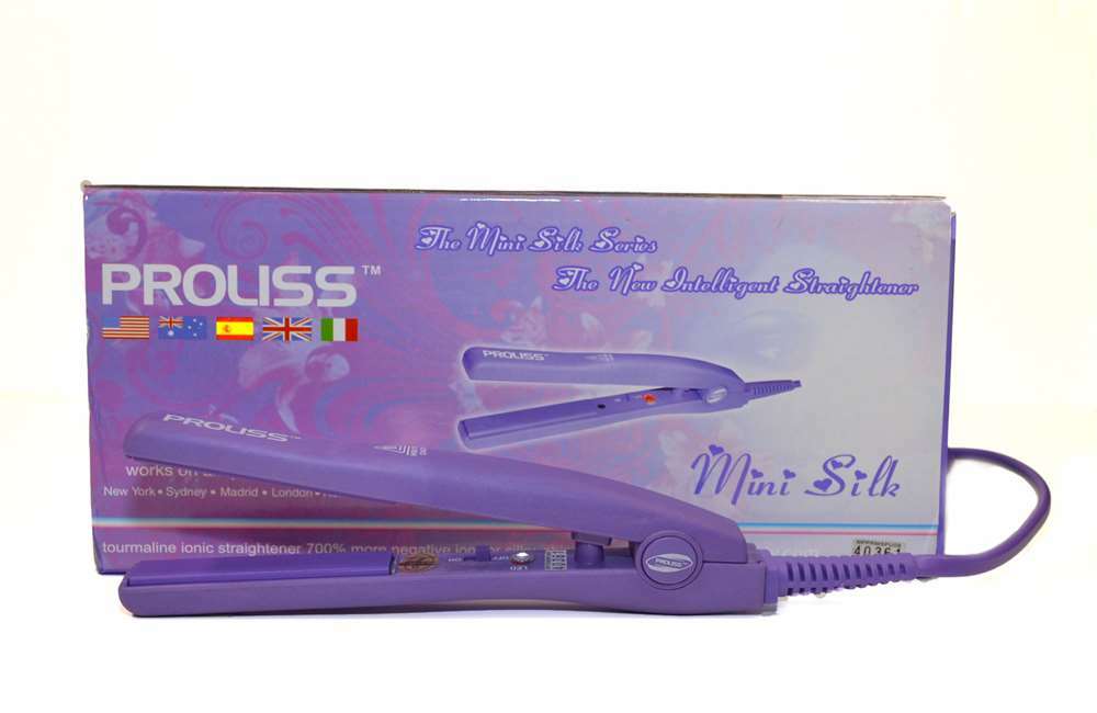 Proliss Mini Silk Tourmaline Ionic Straightener Purple