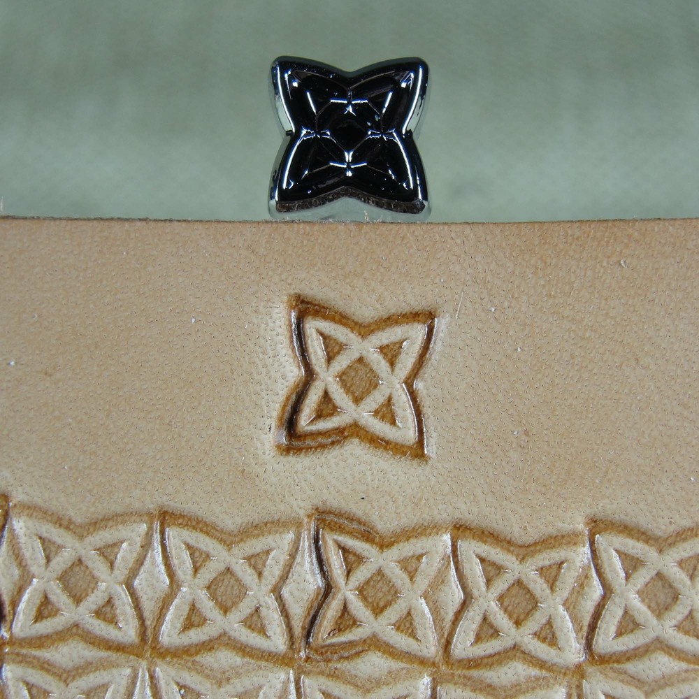Leather Stamping Tool - Celtic Box Geometric Stamp