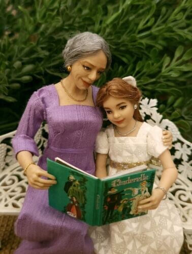 CINDERELLA 1:12 Scale Miniature Readable Illustrated Book 1961
