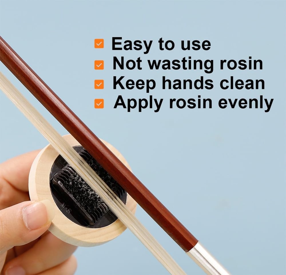 Bow Comb Rosin Spreader Separates Stuck Strings (Violin, Viola, Cello) Remove...