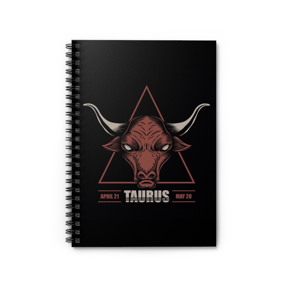 Taurus Zodiac Spiral Notebook | Astrological Notebook