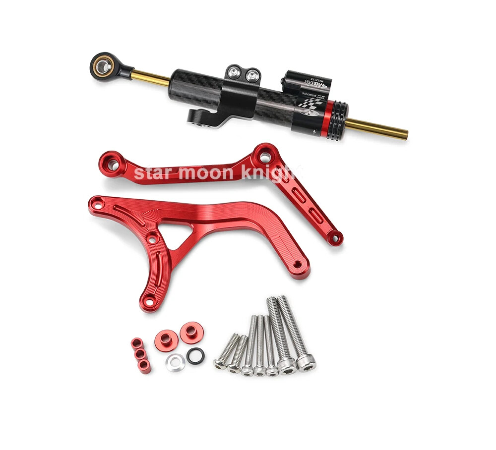 Steering Damper Stabilizer Bracket Kit For Ducati Multistrada V4/S/Bikes Peak