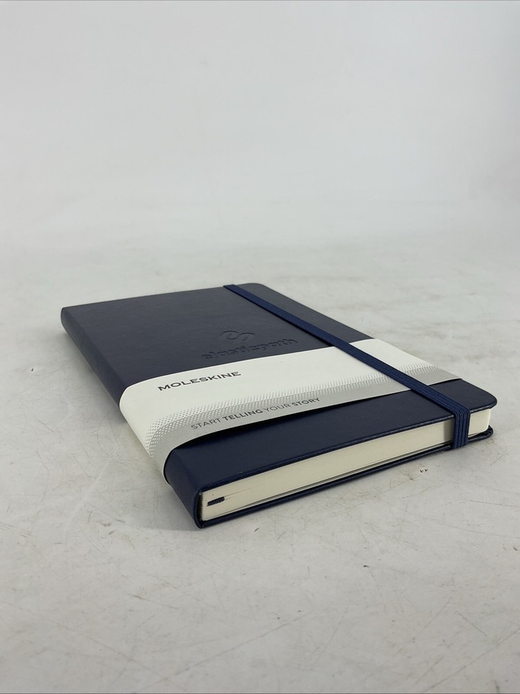 Elastic Path Moleskine Dotted Notebook Blue NEW