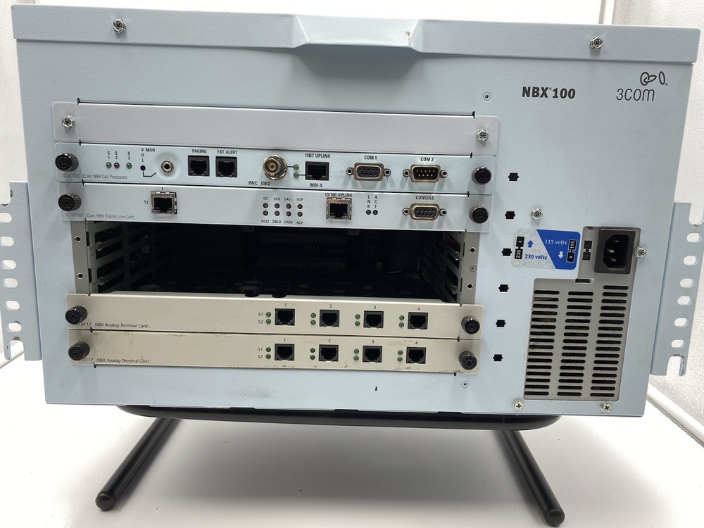 3Com SuperStack 3 Phone System Chassis 3C10200B NBX Digital Line Card