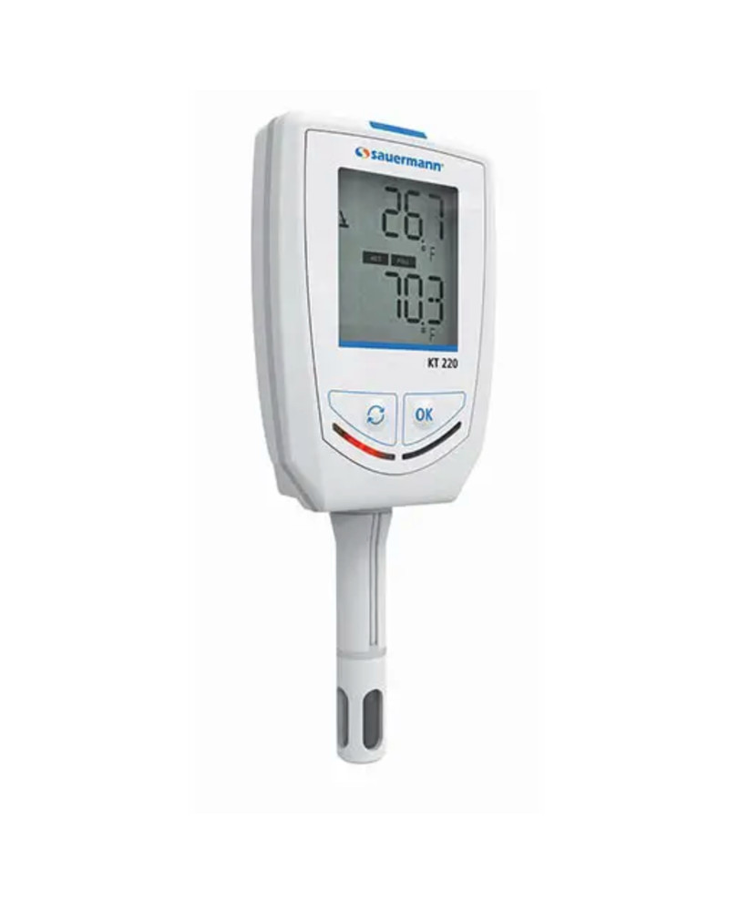 Sauermann KT 220-O Temp./Humidity/Curr./Volt./Impulsion/WP Data Logger