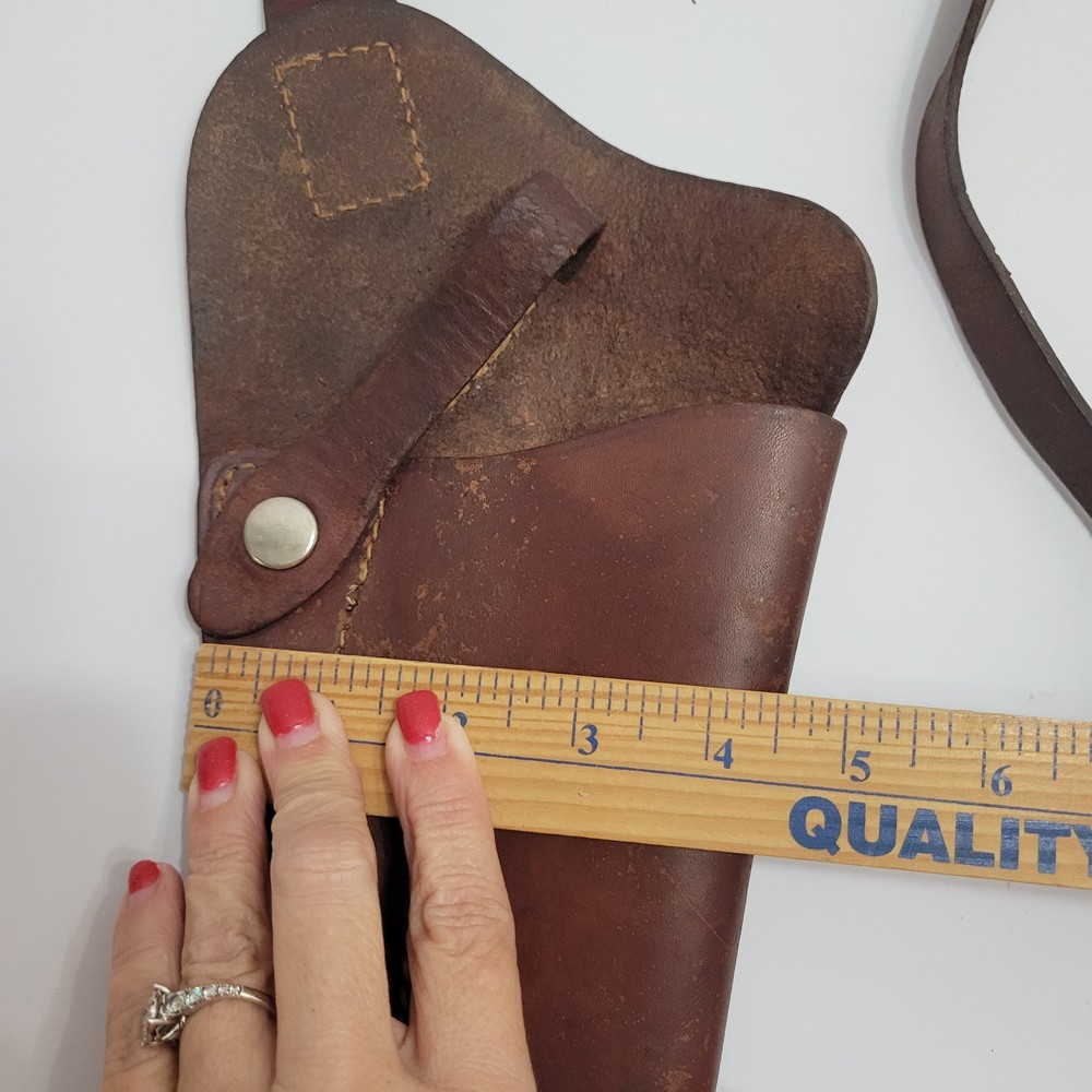 Vintage Leather Shoulder Holster Unmarked