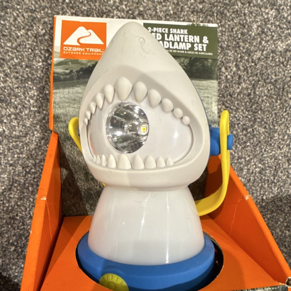 Ozark Trail Shark LED Lantern Blue/White