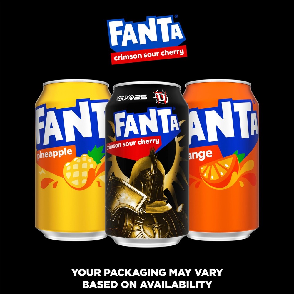 Fanta Crimson Sour Cherry, 12oz 12pk