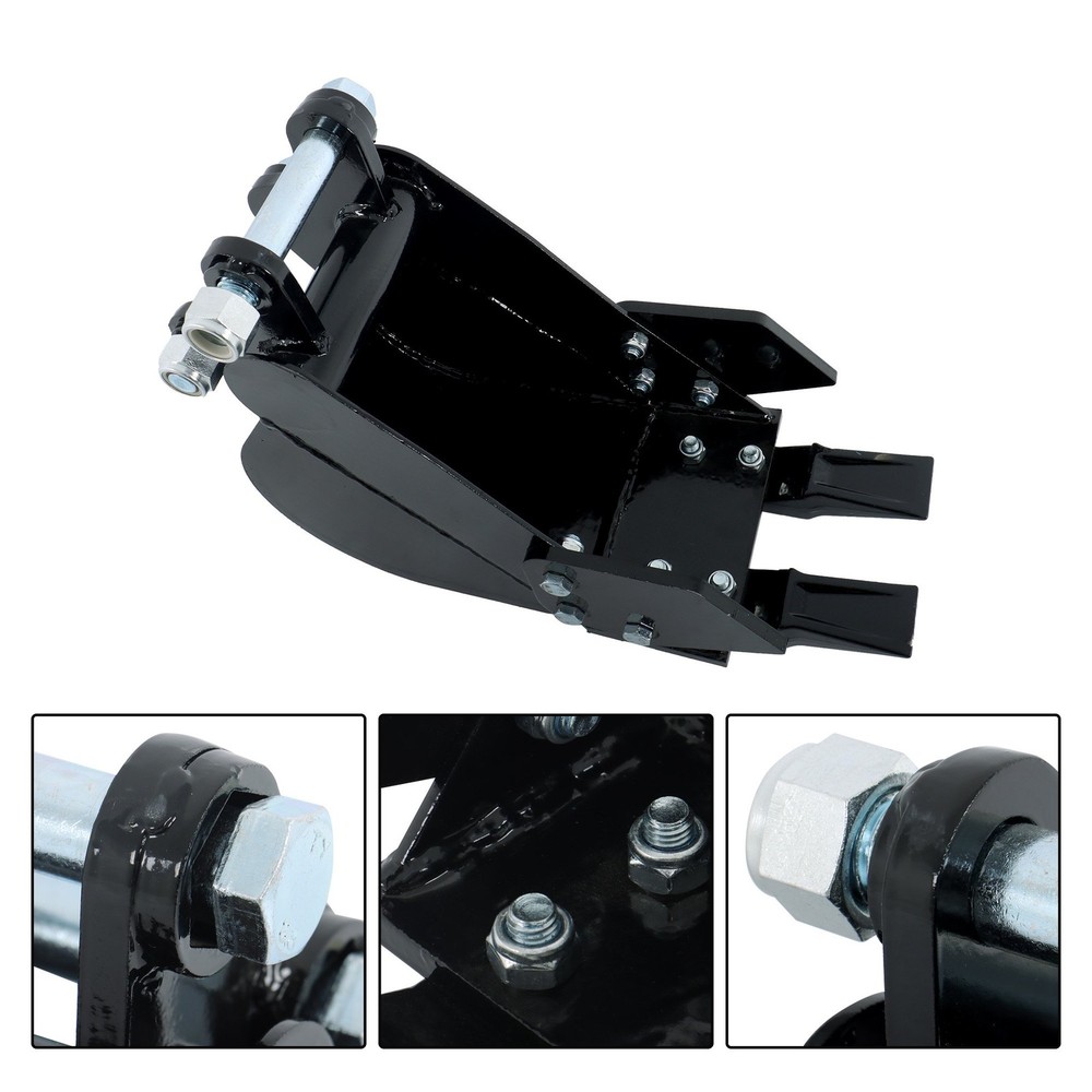 200mm Narrow Bucket Accessory for Mini Excavators Small Digger Attachment