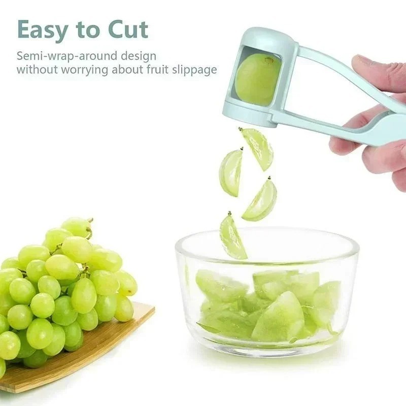 Tomato Slicer Cutter Grape Tools Cherry Fruit Salad Splitter Artifact for Toddle