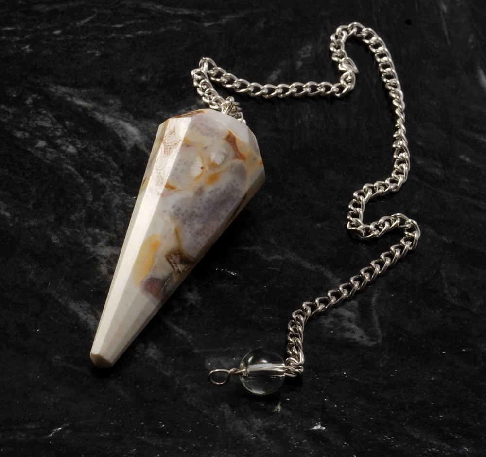Pendulum Jasper Stone Comes Assorted Divining Spell Casting Reiki