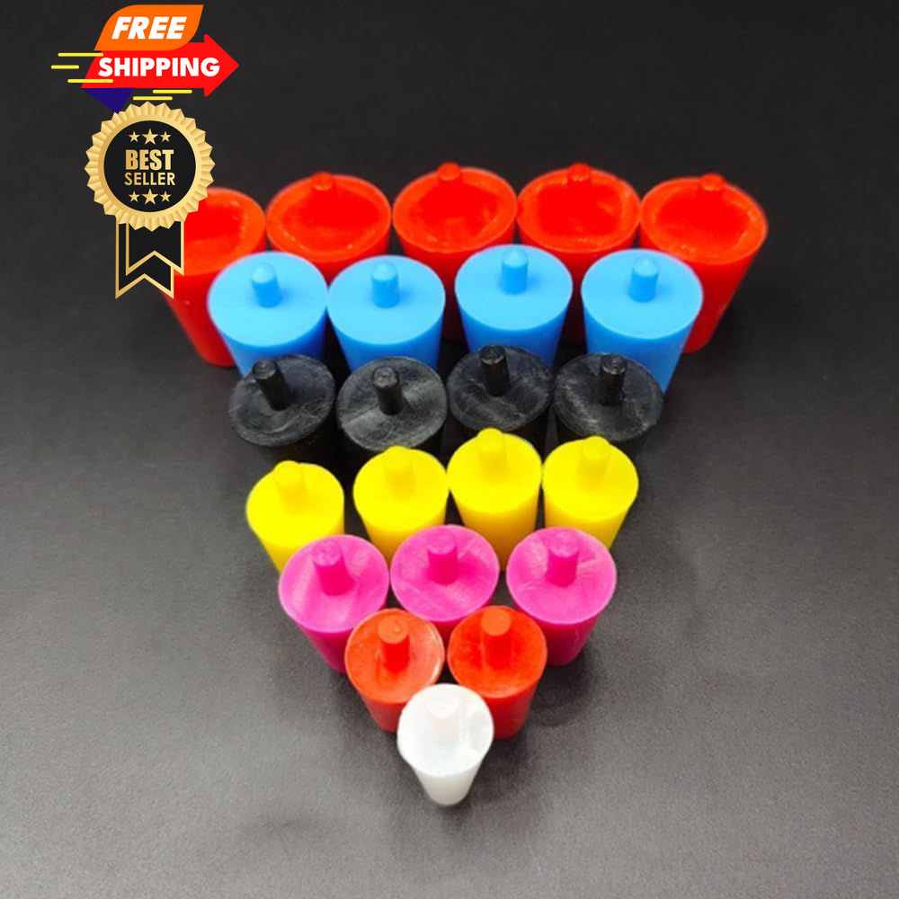 WerkaSi Silicone Plugs Rubber Stoppers 60 Pack assorted size, Multicolor