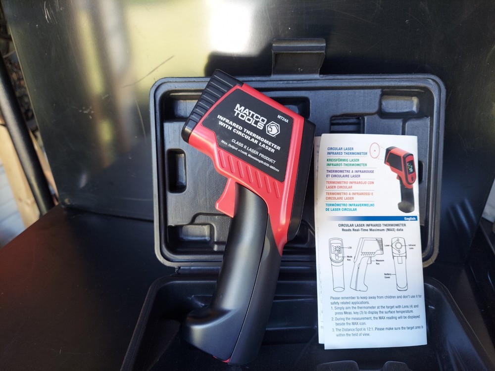 Matco Tools MT24A Circular Laser Infrared Digital Thermometer