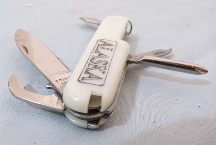 Lot of 4 Multi-function Knives, Including Kamp King