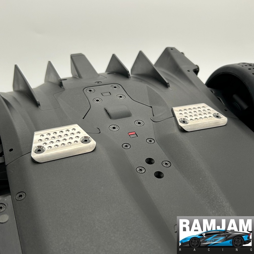 Arrma Infraction 6s Titanium Rear Skid Plate Set