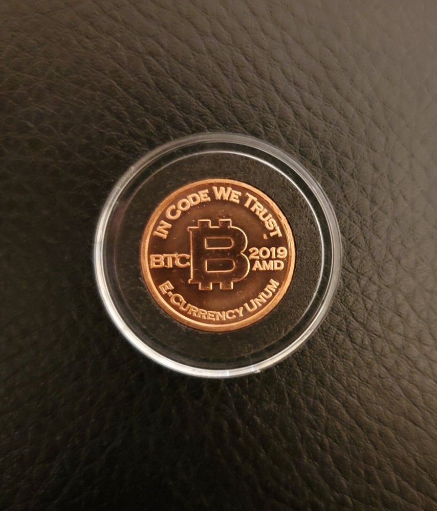 RARE 2019 BITCOIN PENNY Physical Wallet (unfunded)