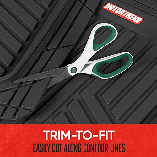 Premium FlexTough Plus All-Protection DeepDish Front & Rear Mats with Black