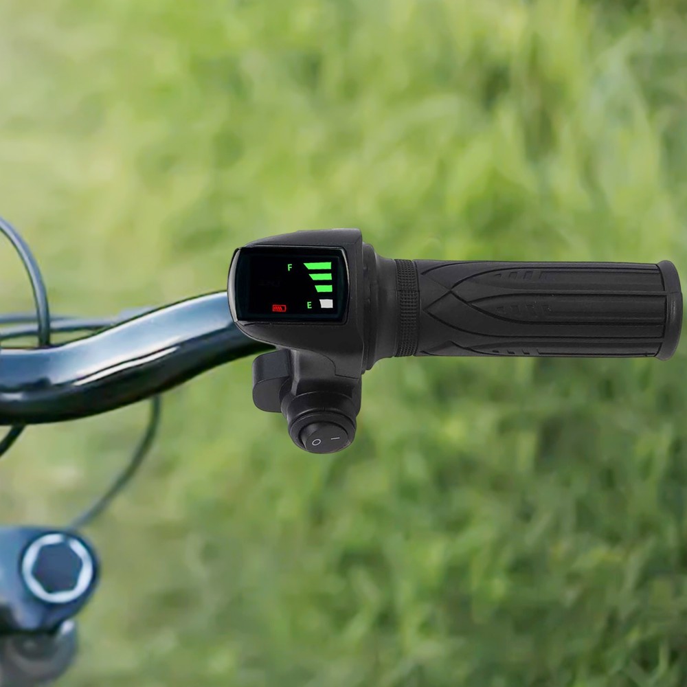 Electric Scooter Throttle 6 Pin Interface With Power Off Switch For E Bikes