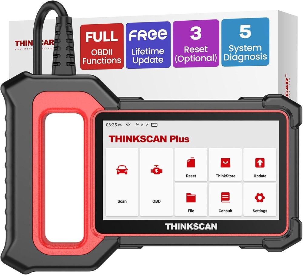 Thinkscan Plus S4 Car Scanner ECM SRS ABS TCM BCM Diagnostic Tool Code Reader