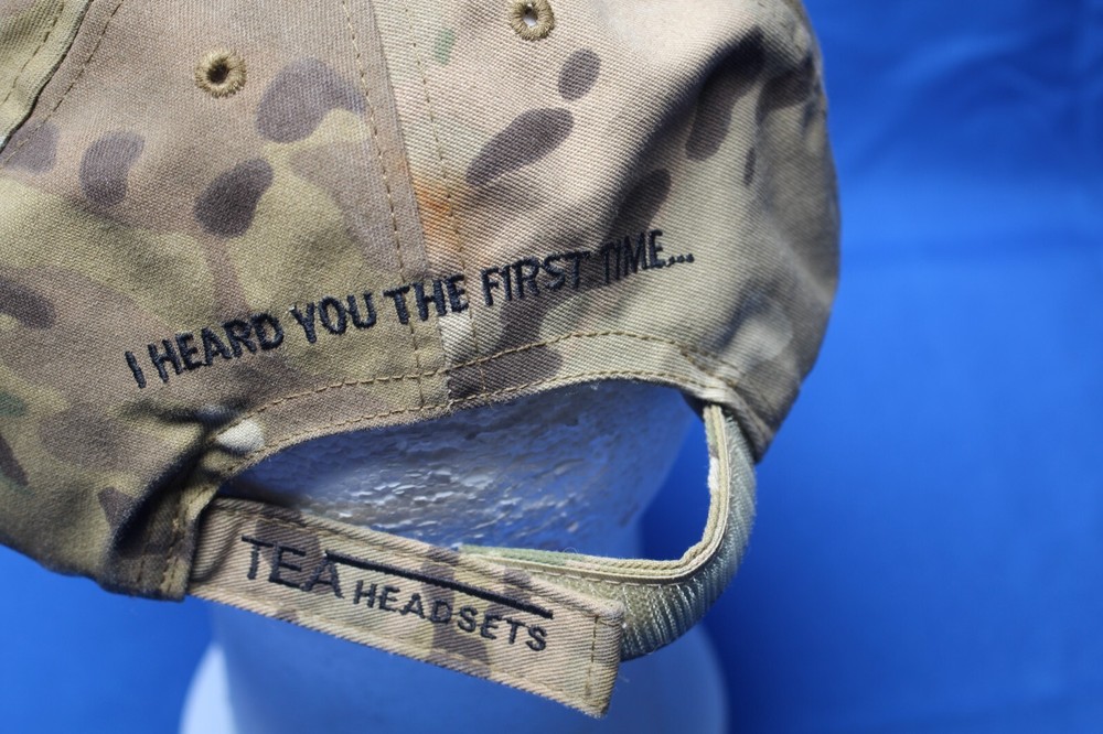 Military Tactical Headset hat cap camo
