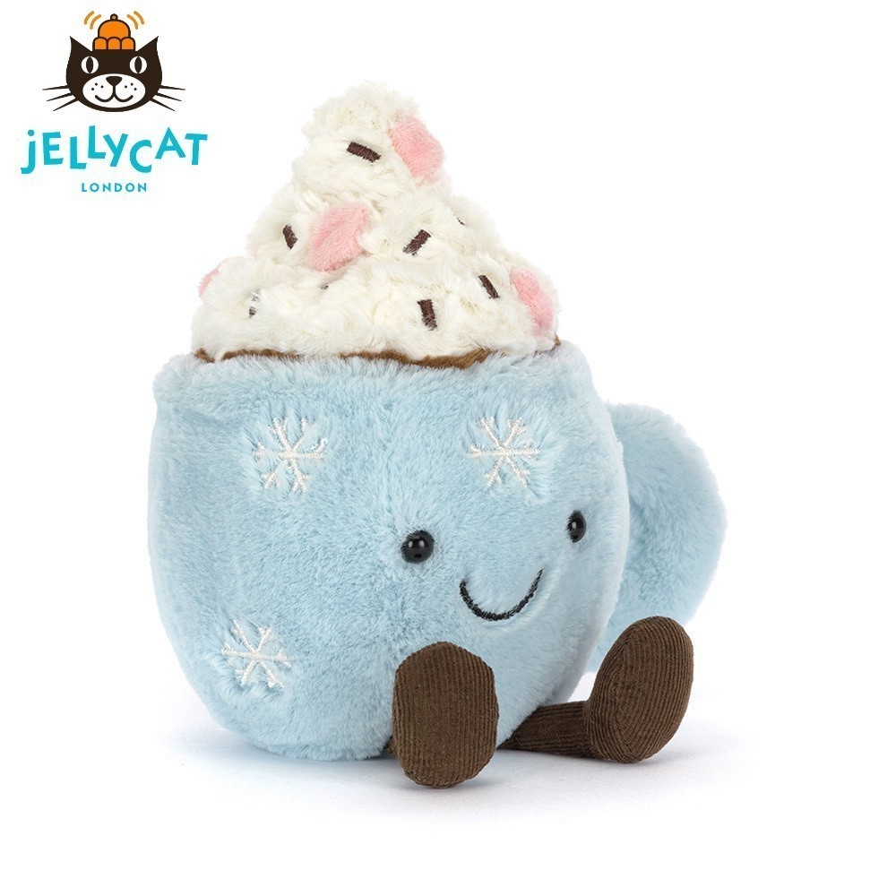 Jellycat Christmas Hot Chocolate: Amuseables Marshmallow - BNWT with Dust Bag