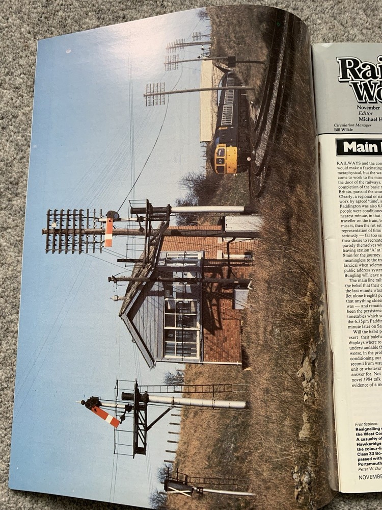Railway World Magazine - 1984 - 4 issues