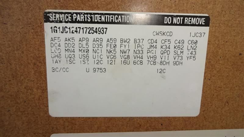 Radio Amplifier Fits 01-05 CAVALIER 647204