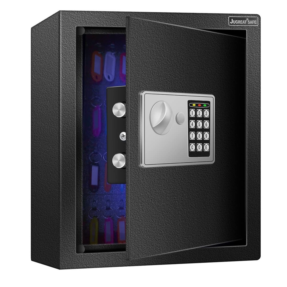JUGREAT 80 Keys Cabinet with Sensor Light,Electronic Key Safe,Pin Code Keyless S