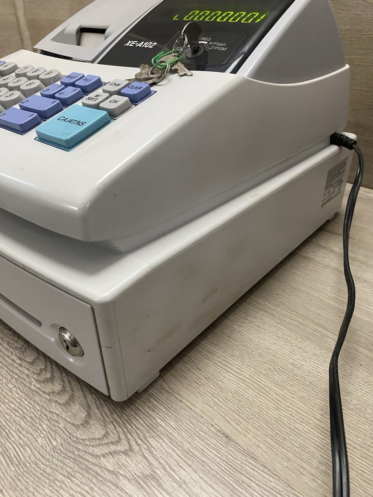 SHARP EXA102 ELECTRONIC CASH REGISTER LED DISPLAY AUTOMATIC PLUS