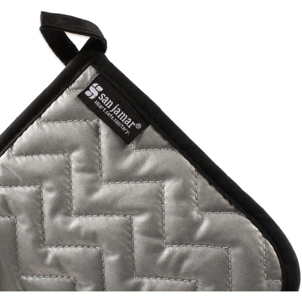 San Jamar 802SPH Silicone Pot Holder - 7"Wx7"D