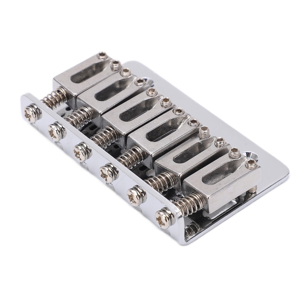 Adjustable Electric Guitar Bridge 6 String Electric Instrument Replacement Parts
