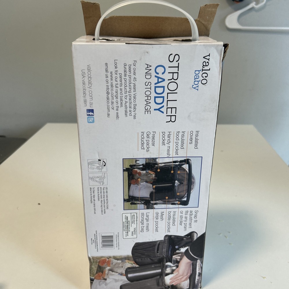 Valco Baby Universal Stroller Caddy & Organizer Brand New!