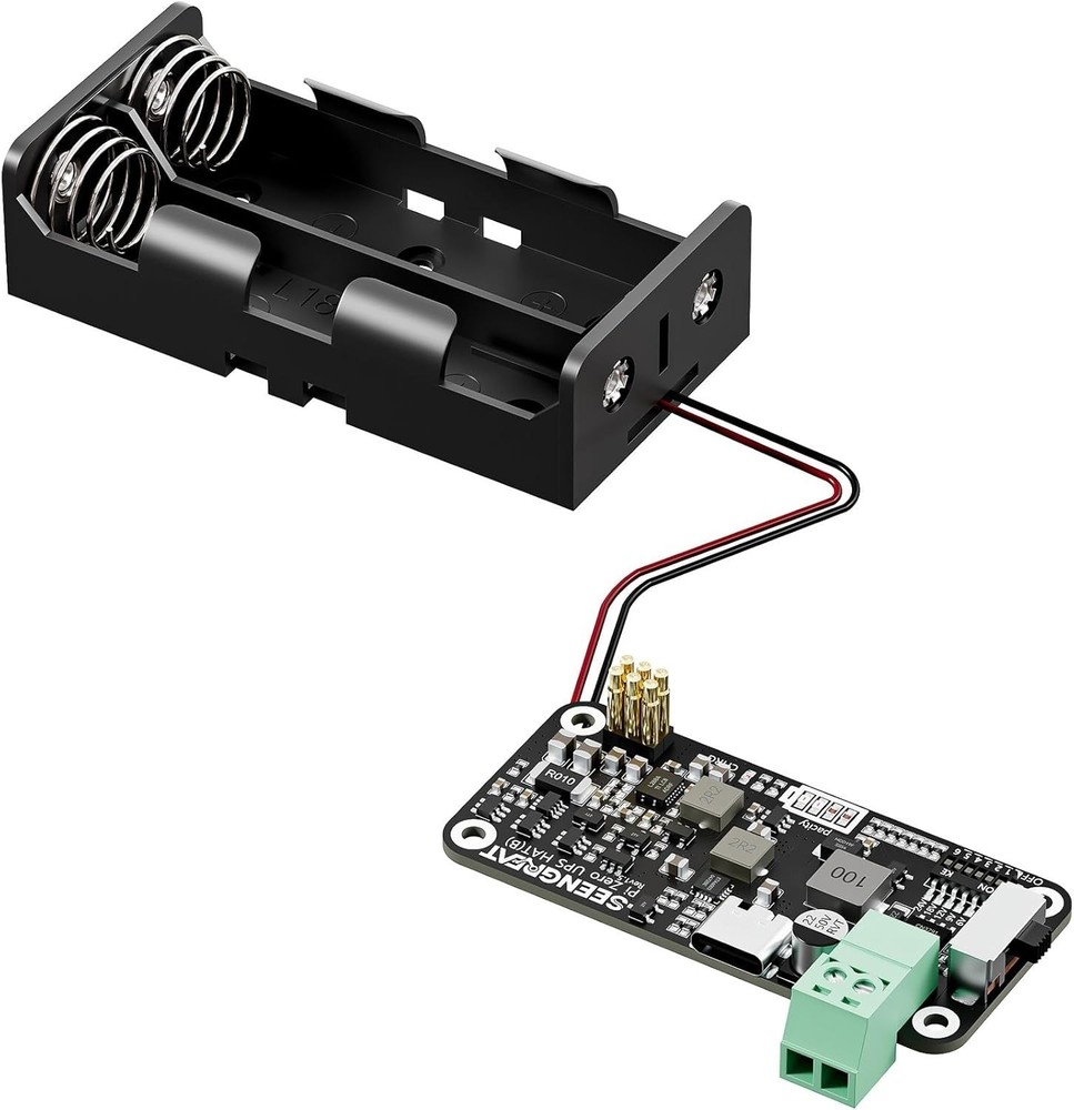 UPS HAT Raspberry Pi Zero,5V Solar Power Supply 5V-24V Input I2C Battery