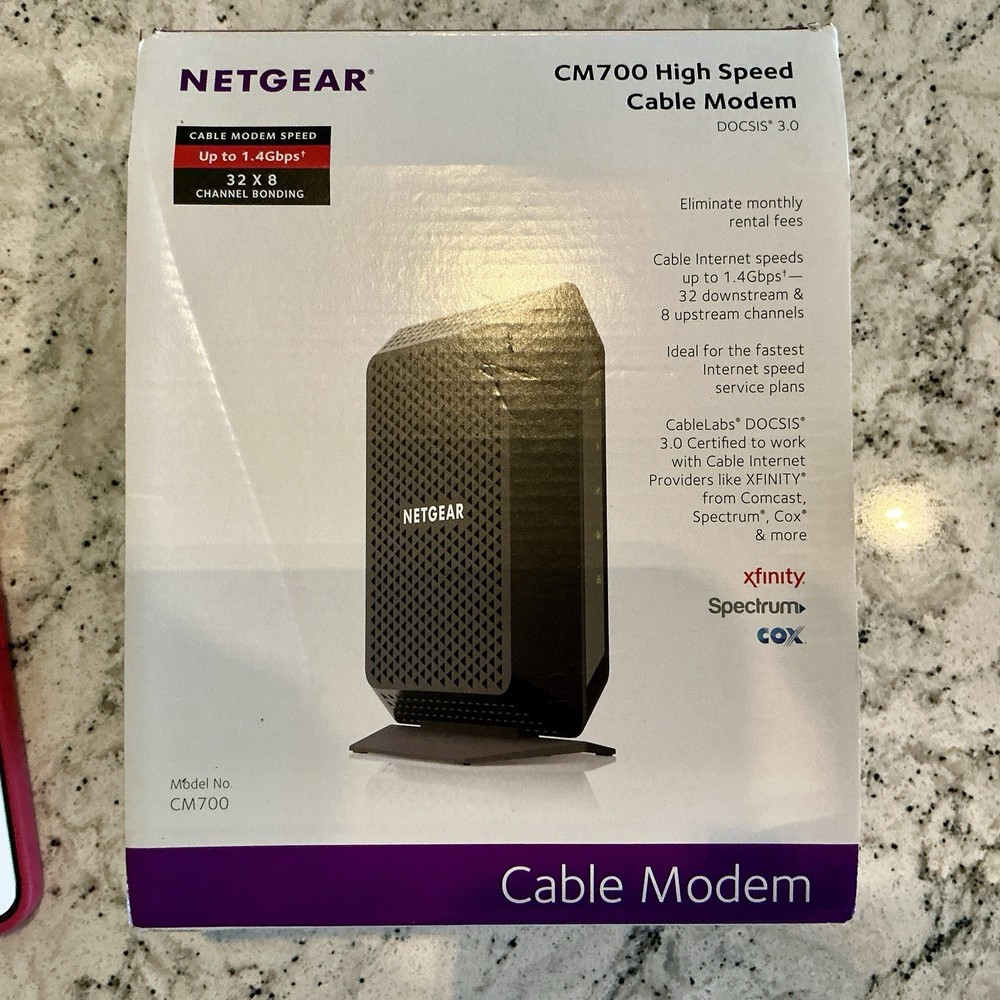 NETGEAR CM700 High Speedcable Modem - NIB