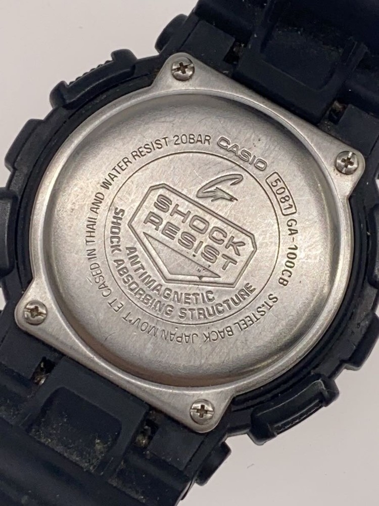 CASIO Quartz Wristwatch G SHOCK Digital Analog BLK