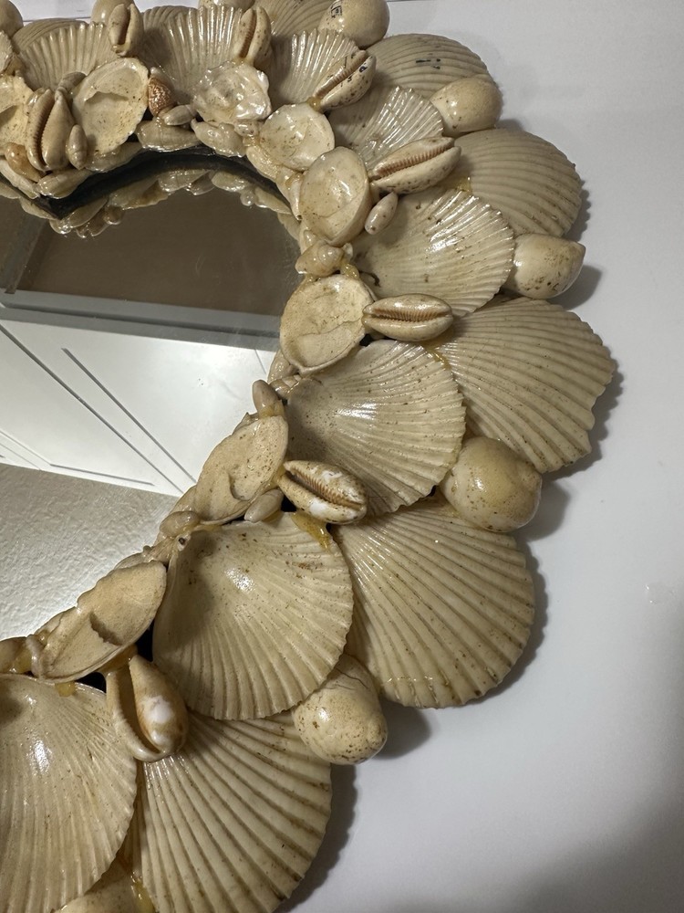 Handmade Shell Mirror ~ Vintage from Mexico