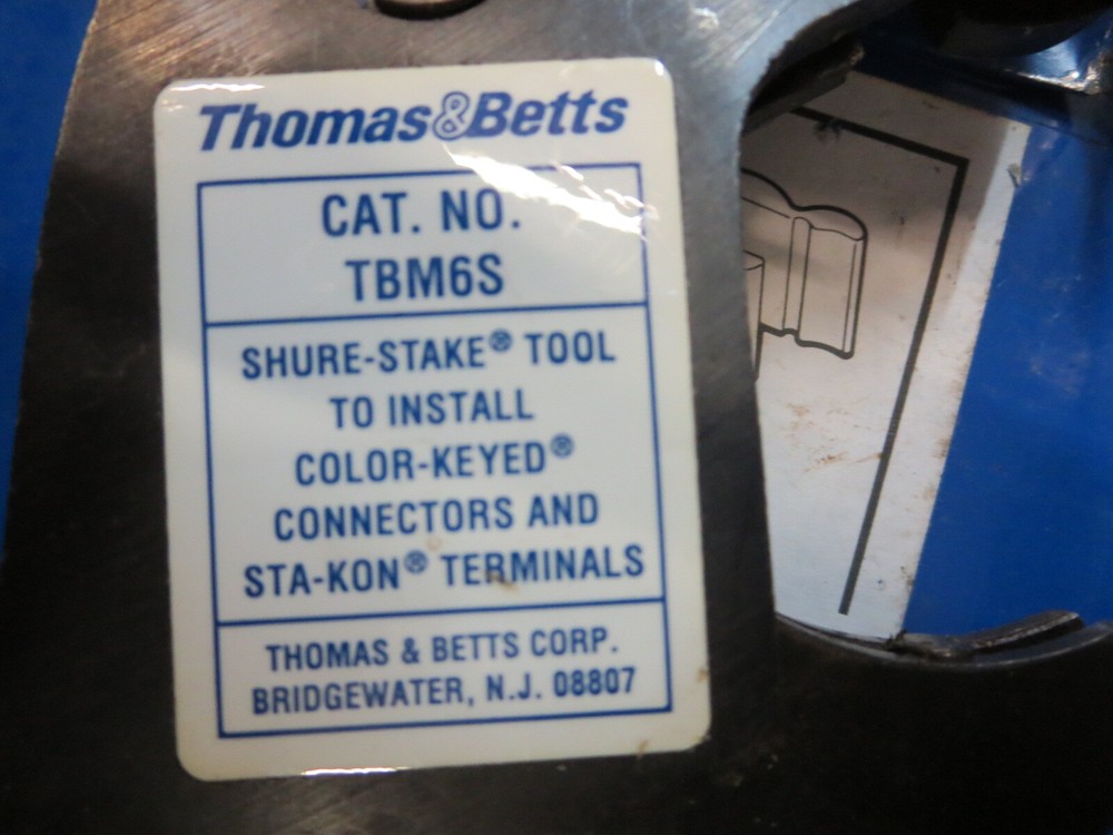 THOMAS & BETTS TBM6S SHURE-STAKE COMPRESSION TOOL