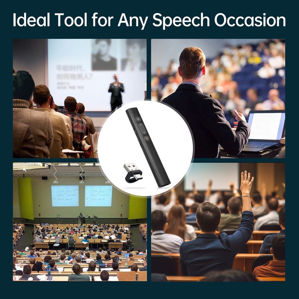 Bisofice Presentation Pointer for PowerPoint PPT Clicker with N4U7