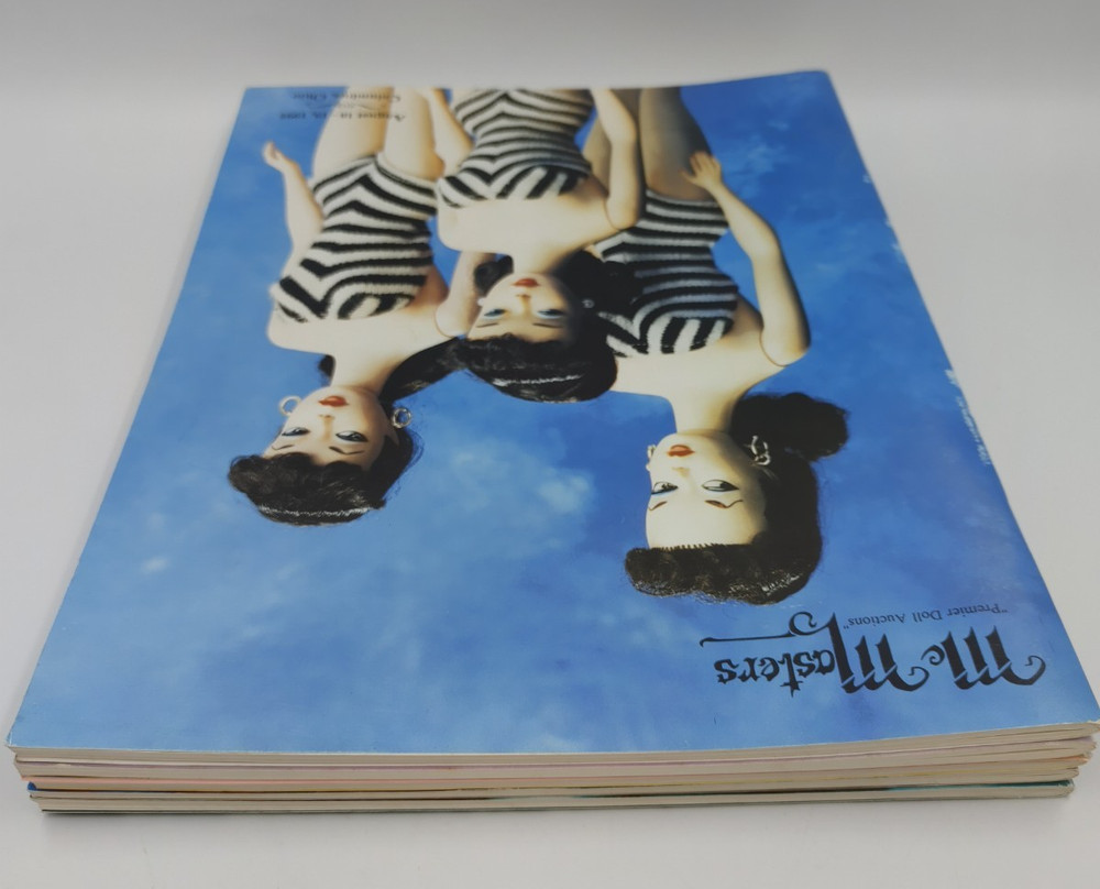 5 Vintage McMasters Doll Auction Catalog Magazines