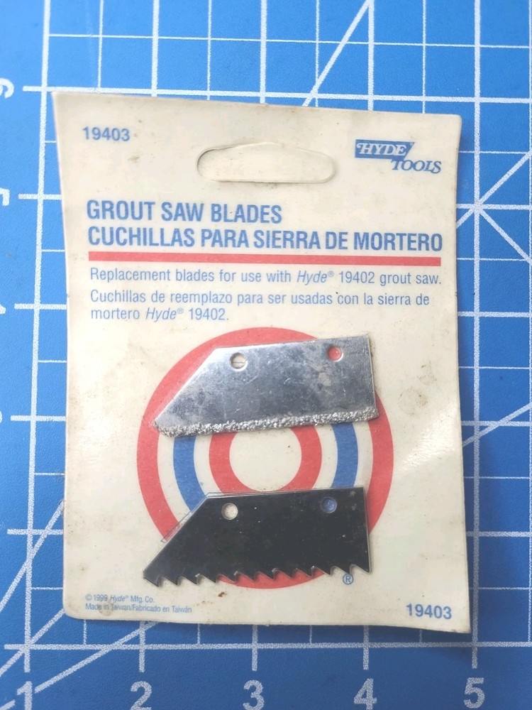 Hyde Tools Replacement Grout Saw Blades - 2 Pack - 19403
